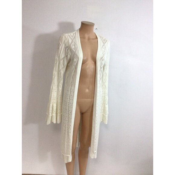 Venus Long Cardigan Sweater Boho Womens Small - Picture 5 of 9